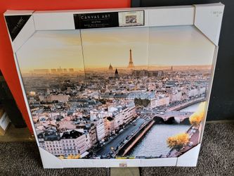 Paris Canvas Art 36x36