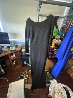 Windsor Sparkly Long Black Dress