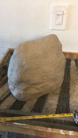 Imitation granite rock 10” tall
