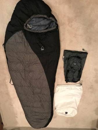 Sierra Designs Huron 0 0F 600 Long Sleeping Bag Backpacking Camping