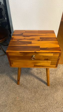 Wood Side Table