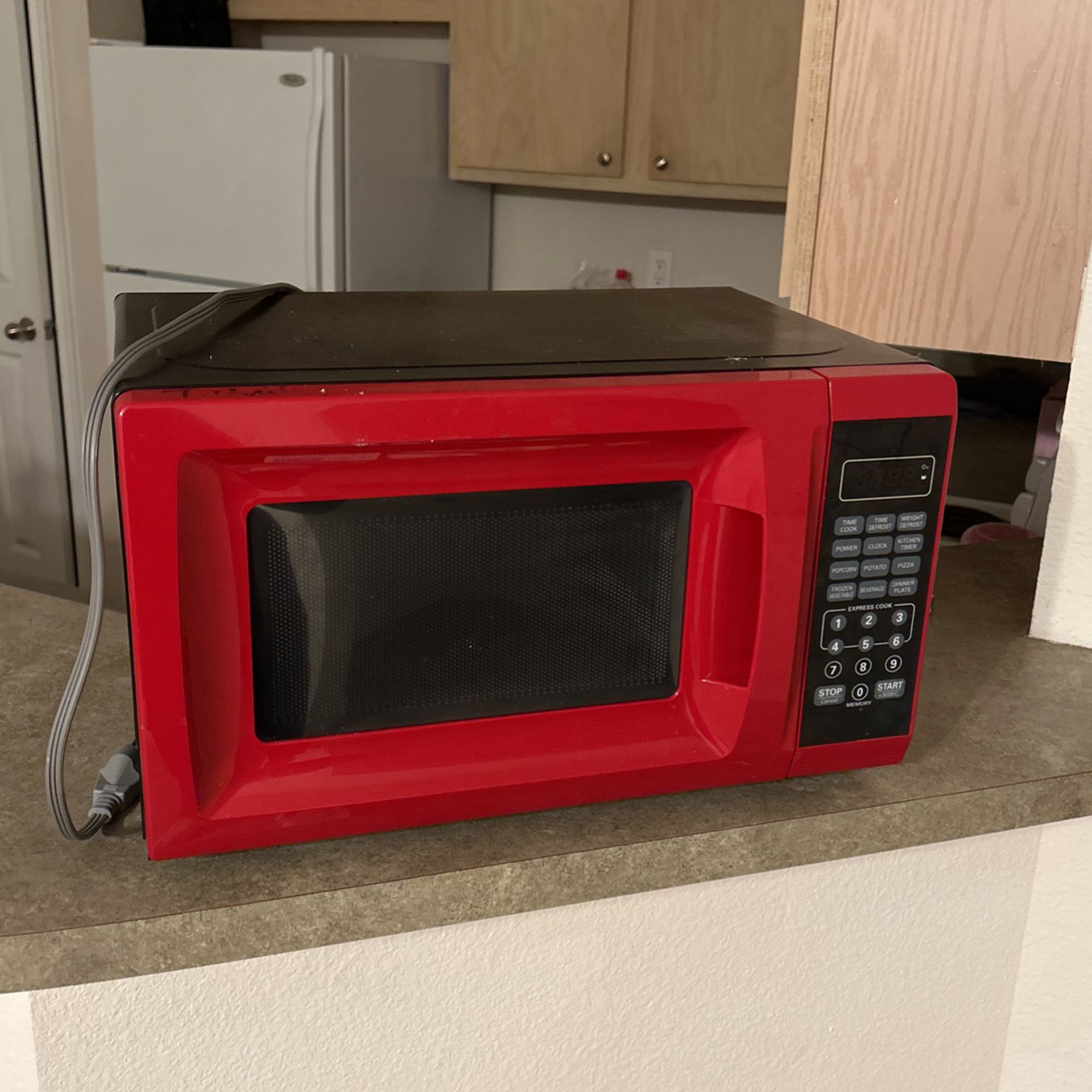 Red microwave 