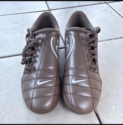 Nike Total 90 3 Indoor Soccer Sneakers Mink Brown HQ2851-202 Men's Size 7