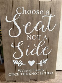 Wedding Wood Decor 