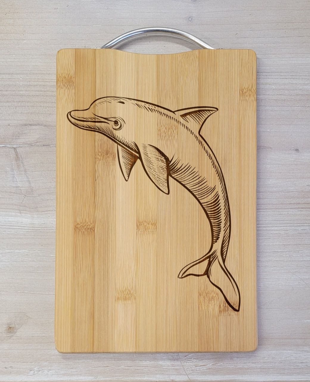 Dolphin Laser Engraved Cutting Board