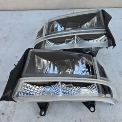 98-03 Dodge Durango 97-04 Dakota Headlights Luces Calaveras Micas Faros Focos Faroles Headlamps 