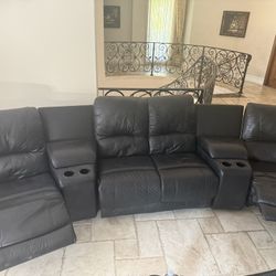 Leather Couch 