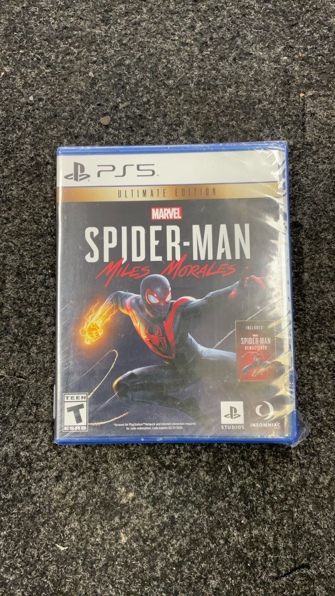 Ps5 Ultimate Edition Spider-Man Miles Morales