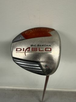 CALLAWAY Big Bertha Diablo 9*N Driver, ALDILA DVS S-Flex 46” RIGHT (Good condition) PICK UP IN CORNELIUS