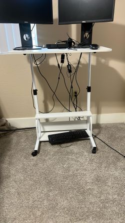 White Table - Computer/Coffee/Workspace 