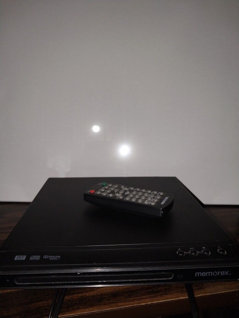 Memorex DVD/CD Player model: MVD2016BLK Small 9" X 9" Inch