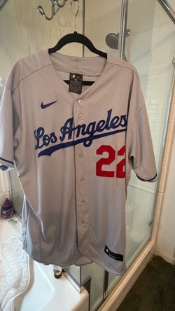 Men’s 52 (2XL) MLB official Dodgers 22 Kershaw jersey