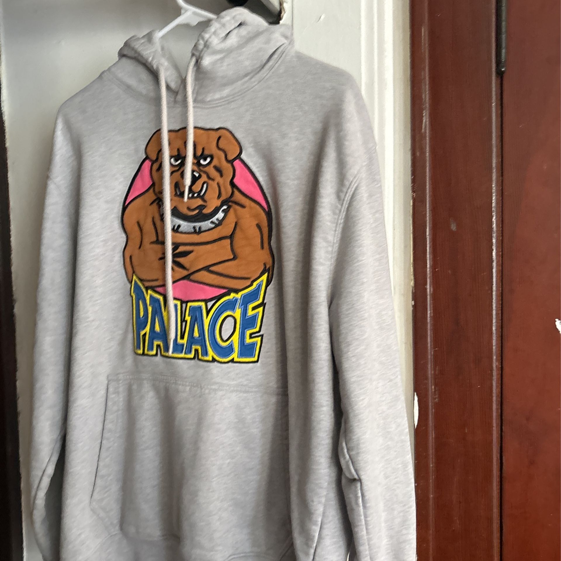 Palace Bulldog Knit White