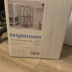 Bright room 13” Short Bath Storage Tower Rack