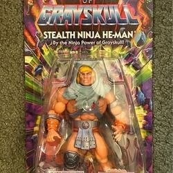 Stealth Ninja He Man MOTU Master of the Universe TMNT Crossover Action Figure New in Box