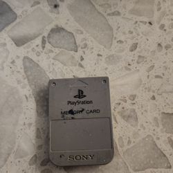Playstation 1 Memory Card