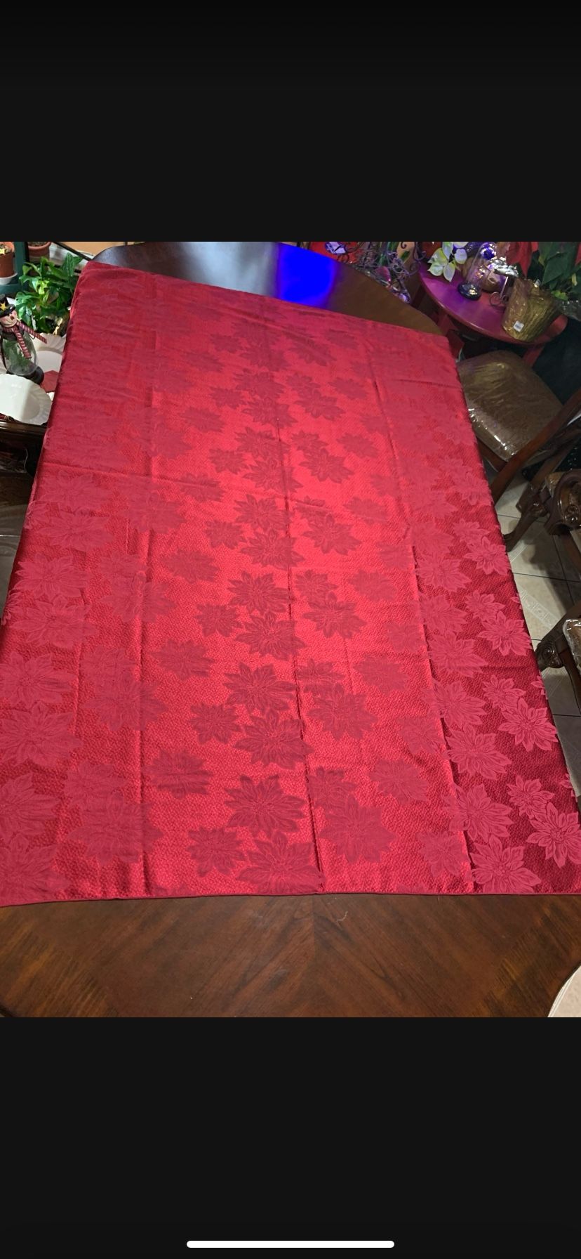 Christmas Fabric Tablecloths 50”X67”