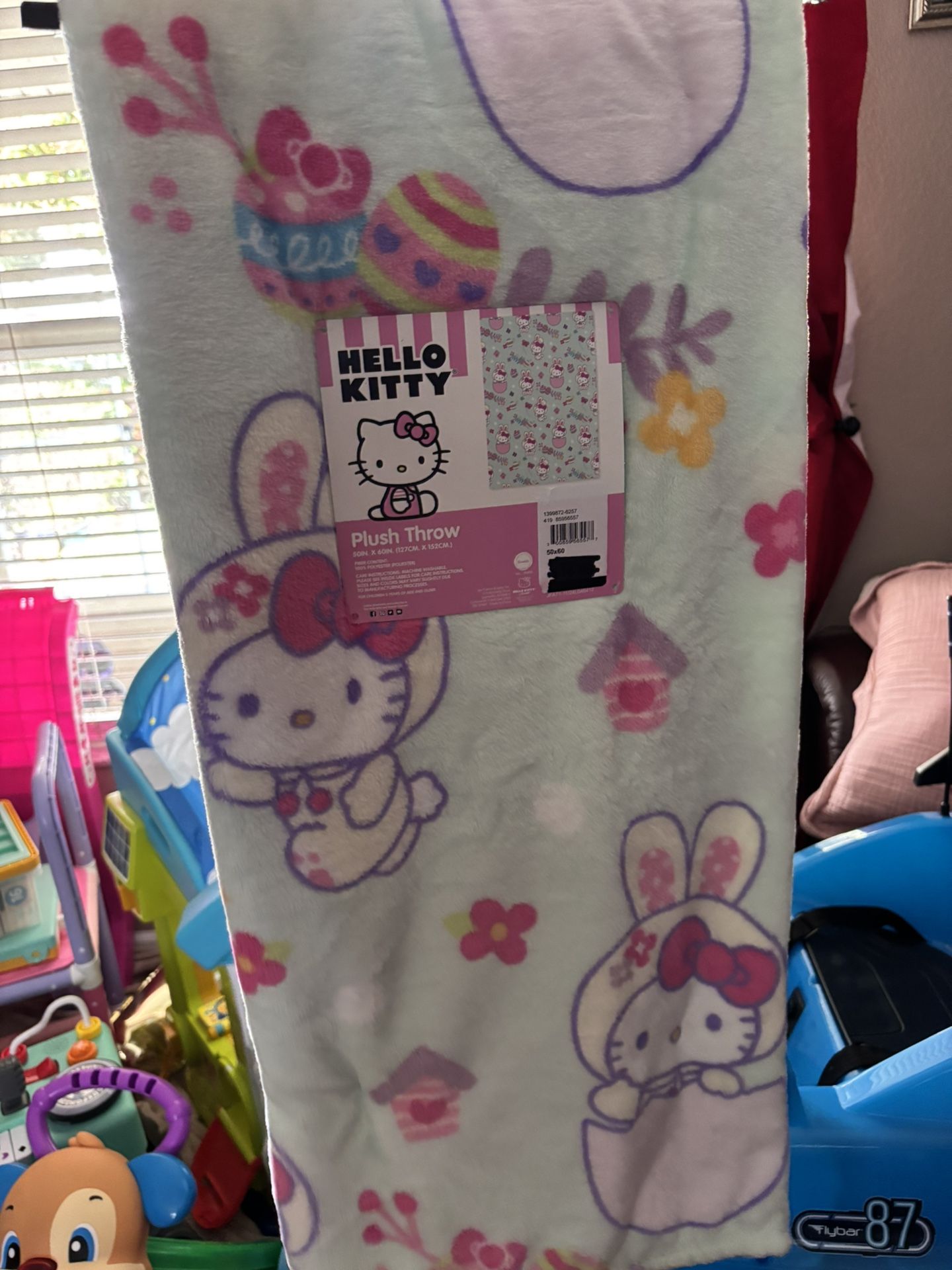 hello kitty easter blanket