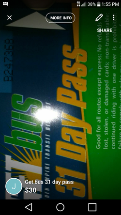 New get bus pass
