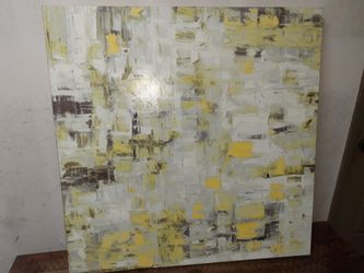 Oil Painting 4'x4' abstract art Z gallery