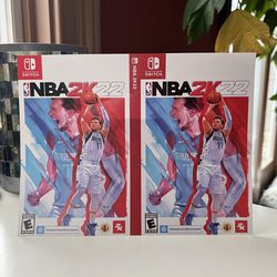 NBA 2K22 Nintendo Switch Replacement Display Case Artwork Only