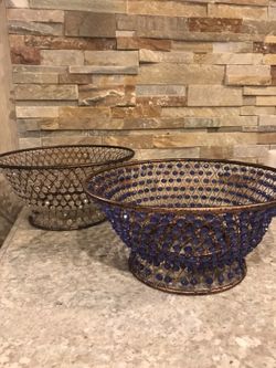 Intricate Beaded Baskets