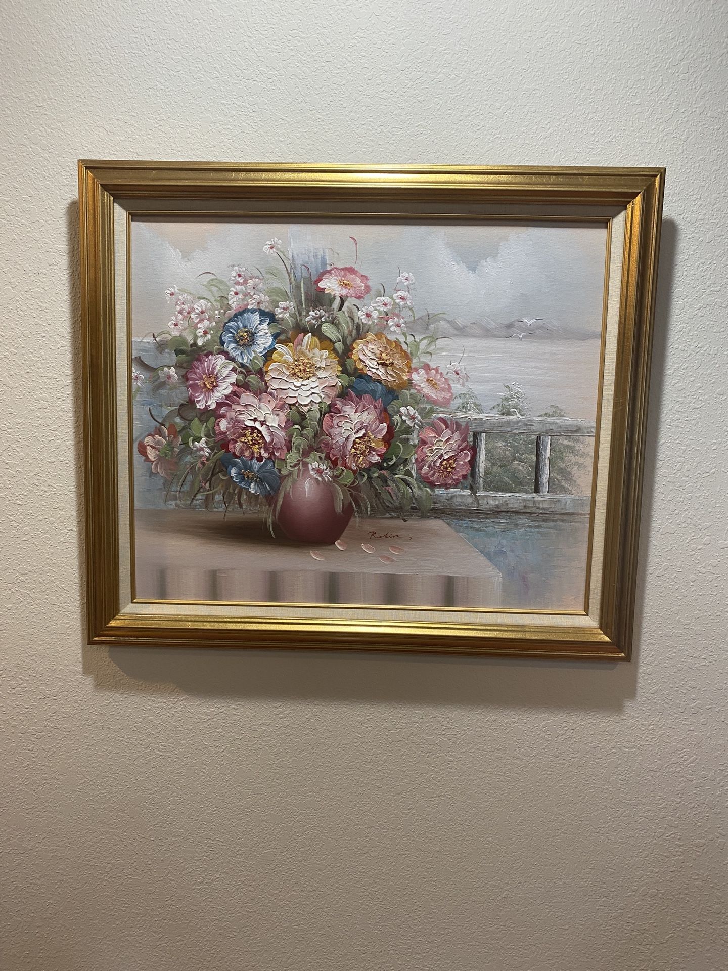 Custom Floral Oil Painting