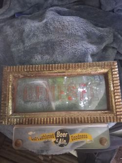 Vintage Genesee Beer & Ale Advertising Sign