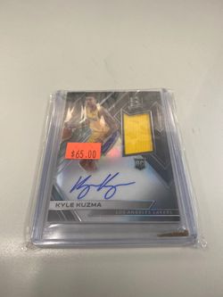 Spectra Kyle Kuzma autographed card