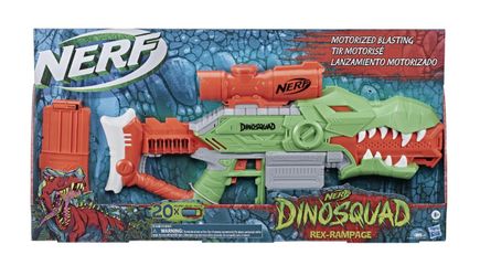 Nerf DinoSquad Rex Rampage Motorized Dart Blaster