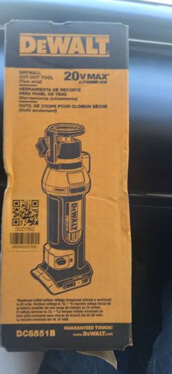 Dewalt 20v maxxr drywall cutout tool