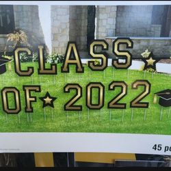 Yard Sign Class Of 2022 Graduate