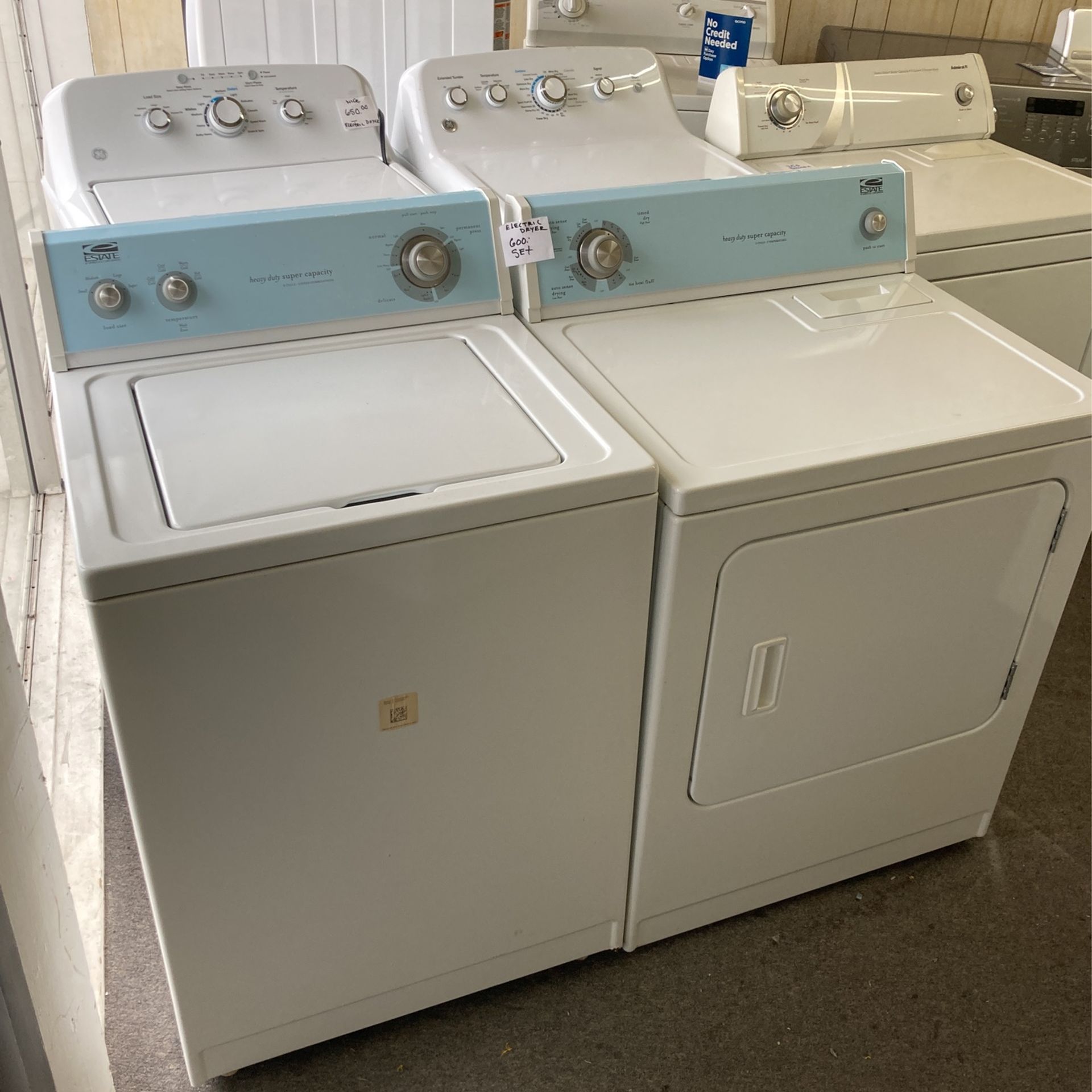 Whirlpool Estate Washer And Dryer Set Electric Dryer