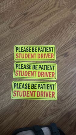 Student Driver Magnet for car