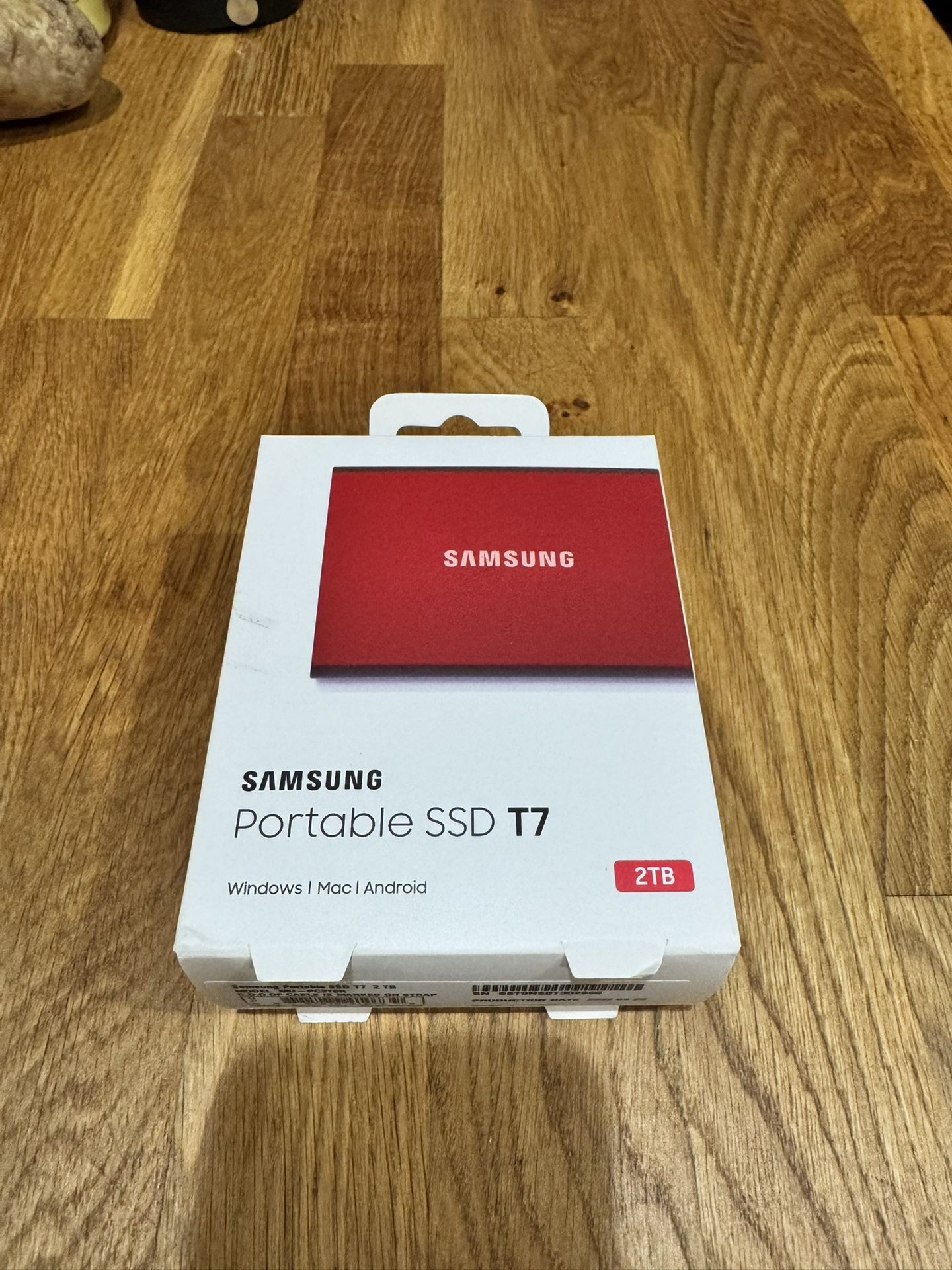 Samsung T7, SSD 2 TB