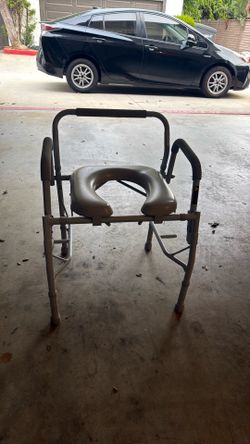 Gently used restroom chair