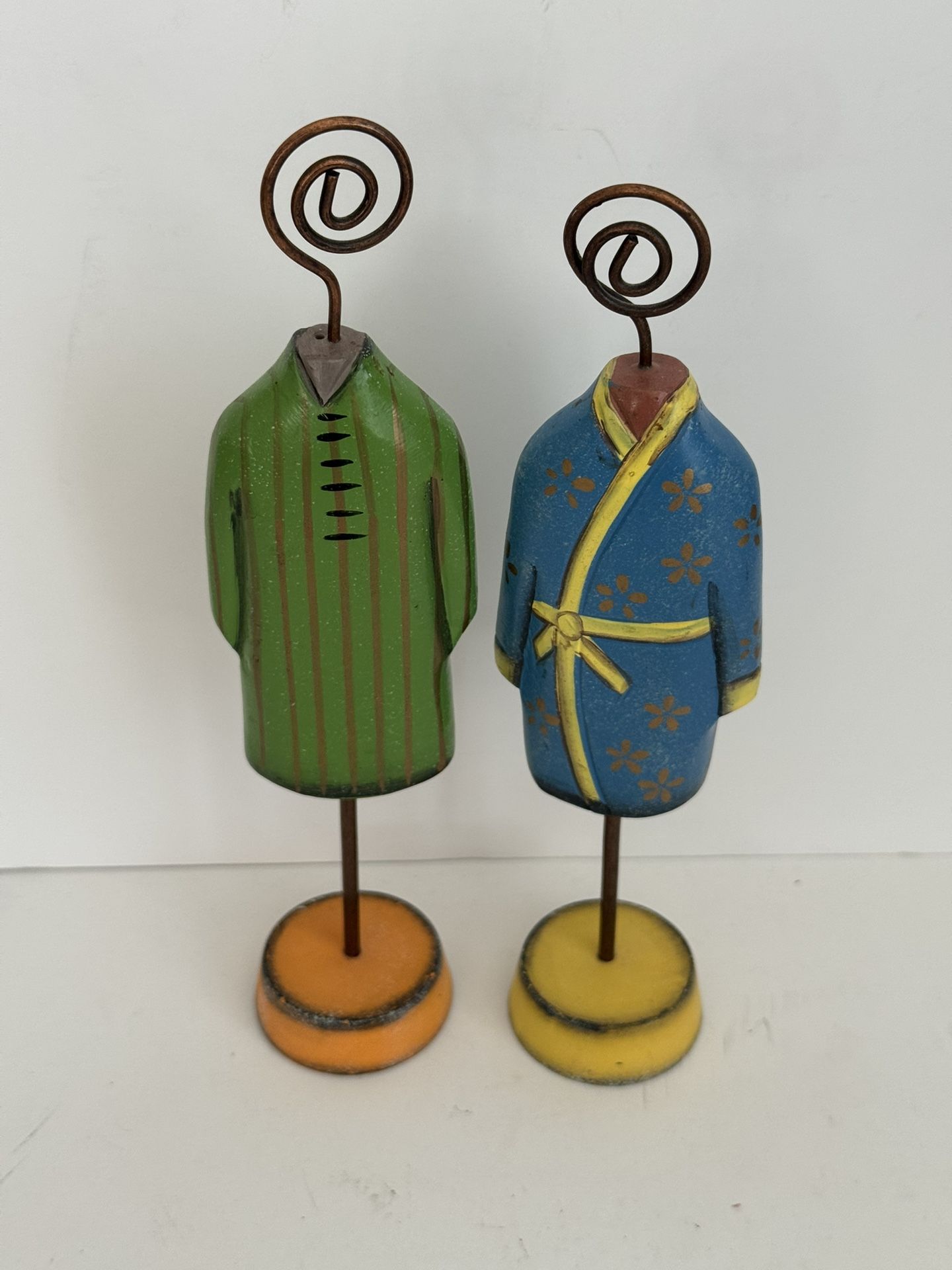 Vintage PIER 1 Pair of Photo or Note Holders