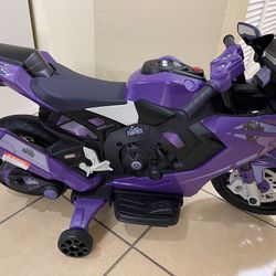 Black Panther, Motorcycle Ride on, for Kids, Ages 3+ Years, up to 65lbs.