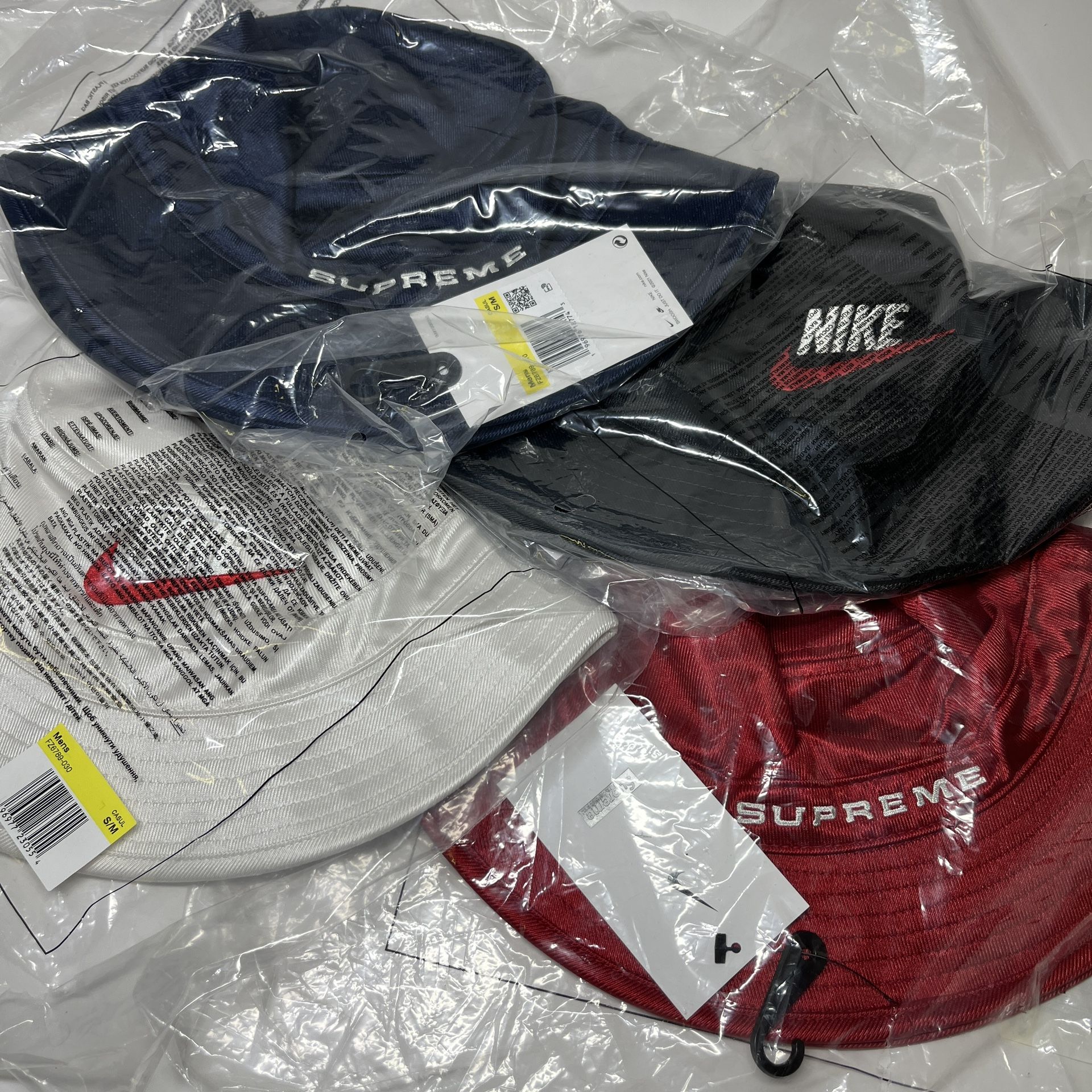 New Supreme Nike Bucket Hat $75 each
