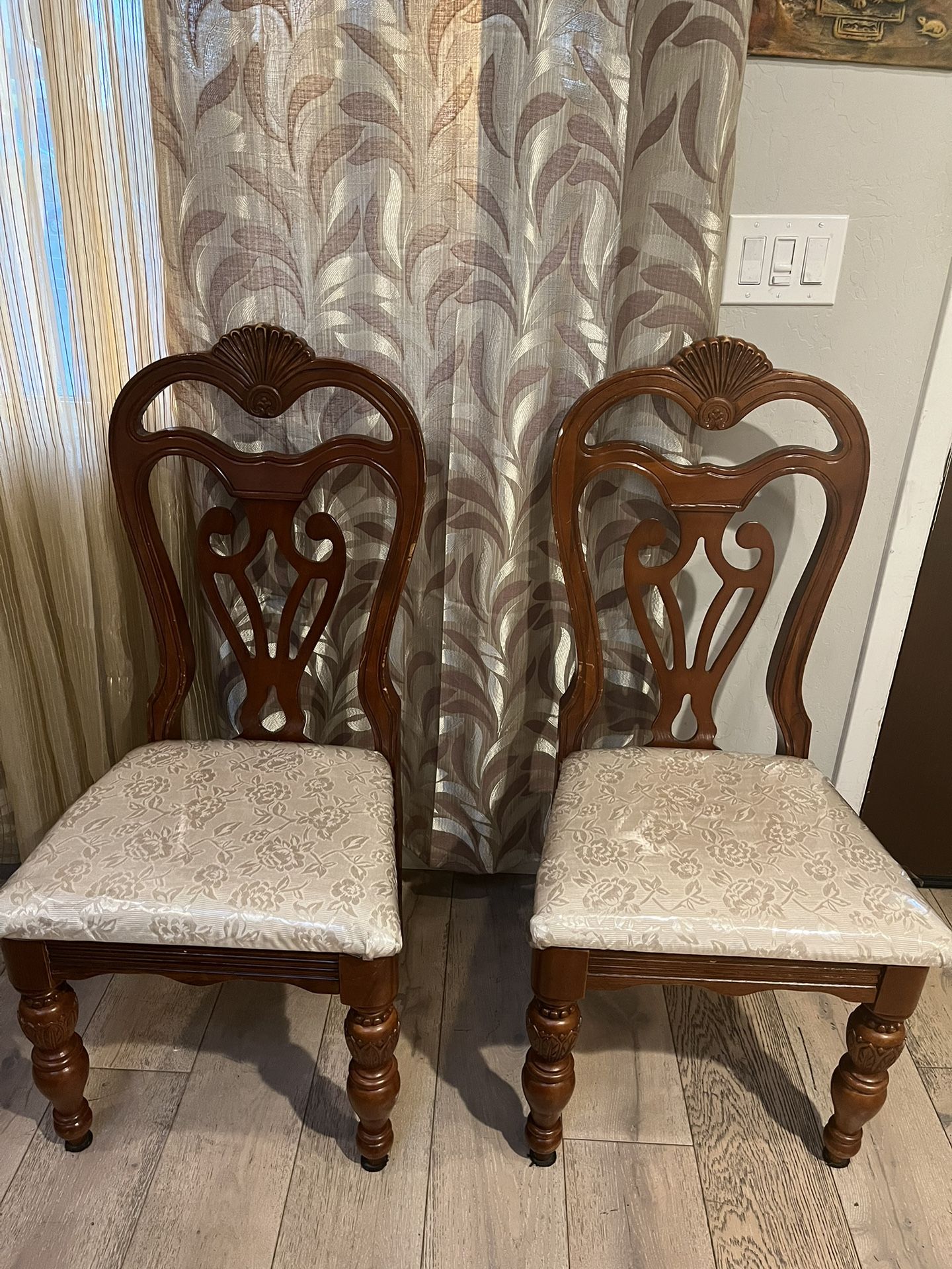 Set Of 2 Wood Chairs $10 Each for Sale in Fremont, CA - OfferUp