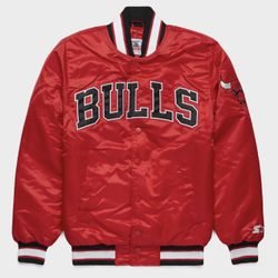 Bulls Starter X Homage Satin Jacket XL