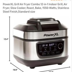 12-in-1 PowerXL Grill Air Fry Combo