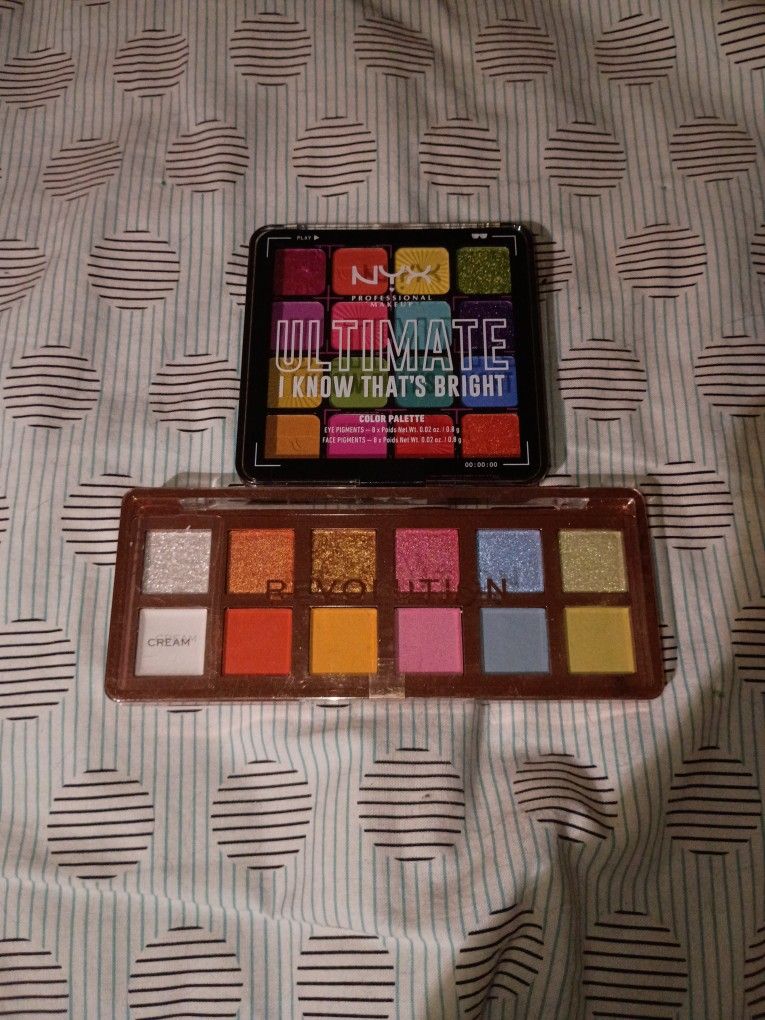 Bundle Of 2 Beautiful Brand New Name Brand Eye Pallettes