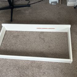 Free White Baby Changing Table Wood Topper Furniture