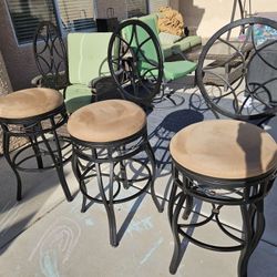  3 Swivel Bar Stools $40 Each