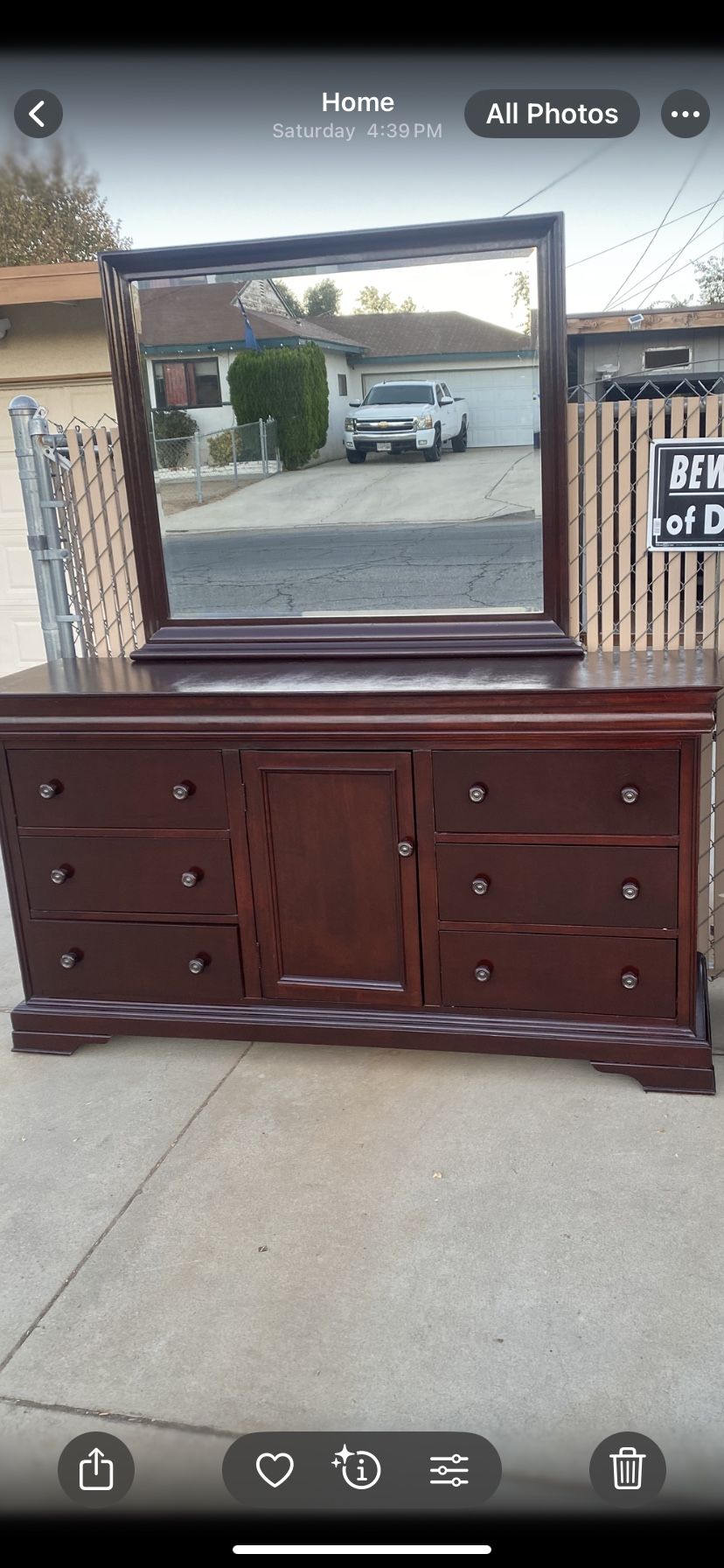 Dresser Whit Mirror 
