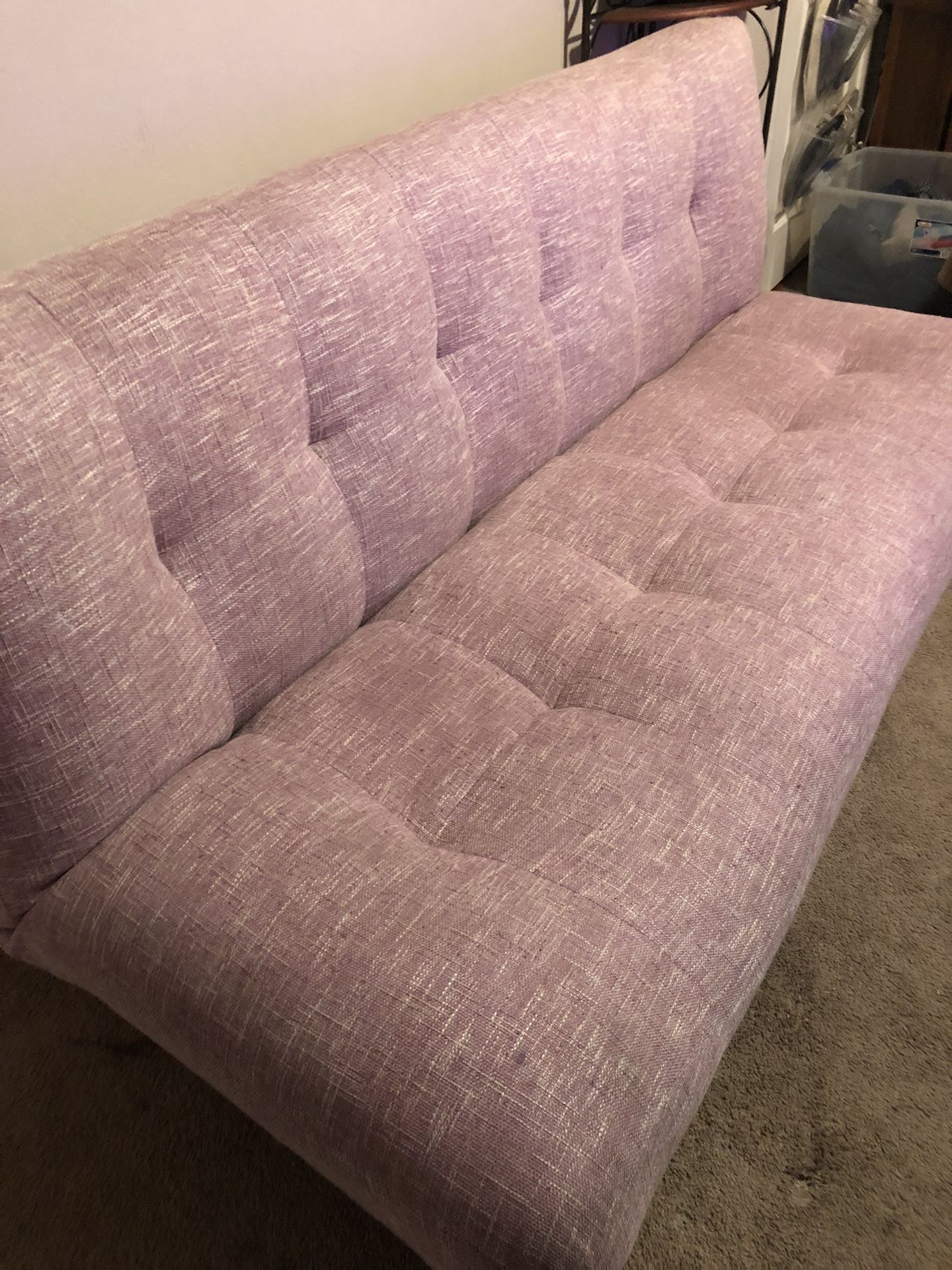 Pink Futon/couch 