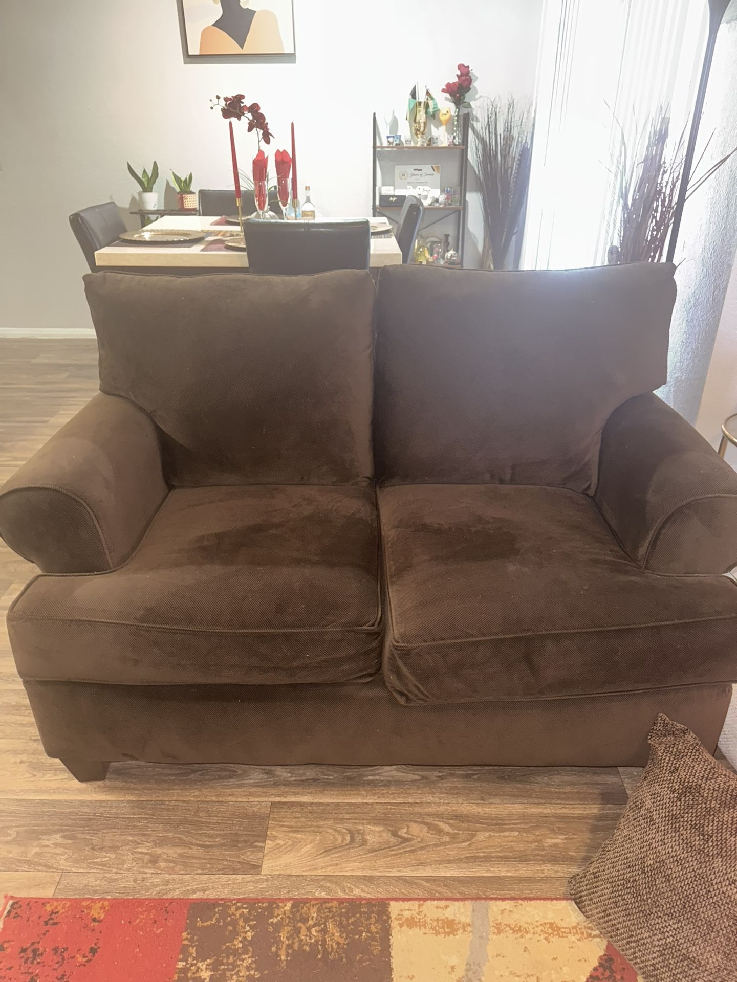 Couch and loveseat