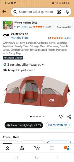 Campros Camping tent for 8 persons new pick up in Pomona $85