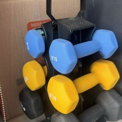 Brand New Dumbbell Set with Stand